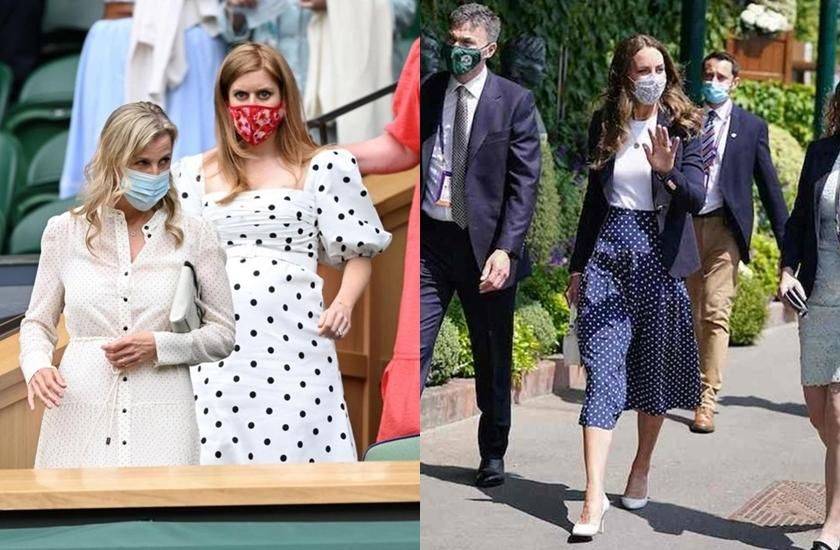 球赛|凯特居家隔离一周解放，绿色洋装抢镜网球赛，娘家总动员现时尚力