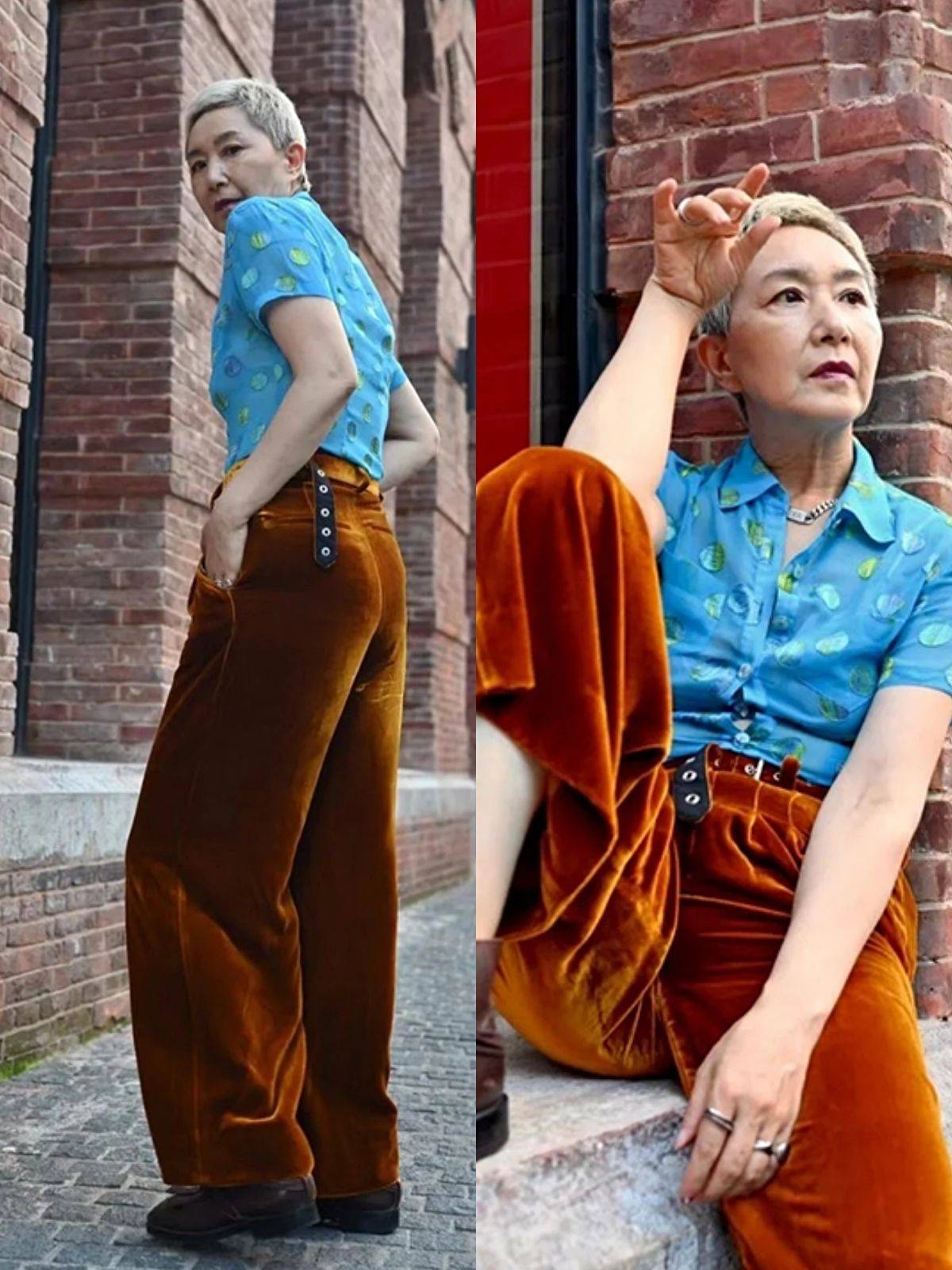 赢家|时尚无关年龄，60后“酷帅”奶奶成街拍常客，靠搭配成人生赢家