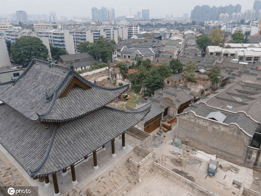 芜湖市古城全景图片图片