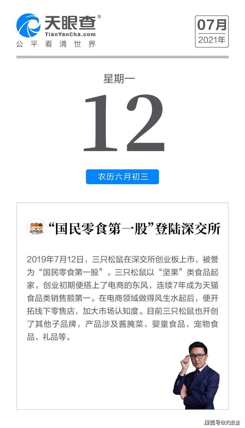 登陆|商业日历丨“国民零食第一股”登陆深交所