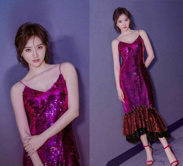 景甜|女星甜美系仙女裙造型，景甜可A可媚，娜扎：万千男人的梦