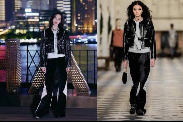 一身|周迅穿香奈儿越来越大胆!优雅套装里穿土味弹力裤,居然都没翻车