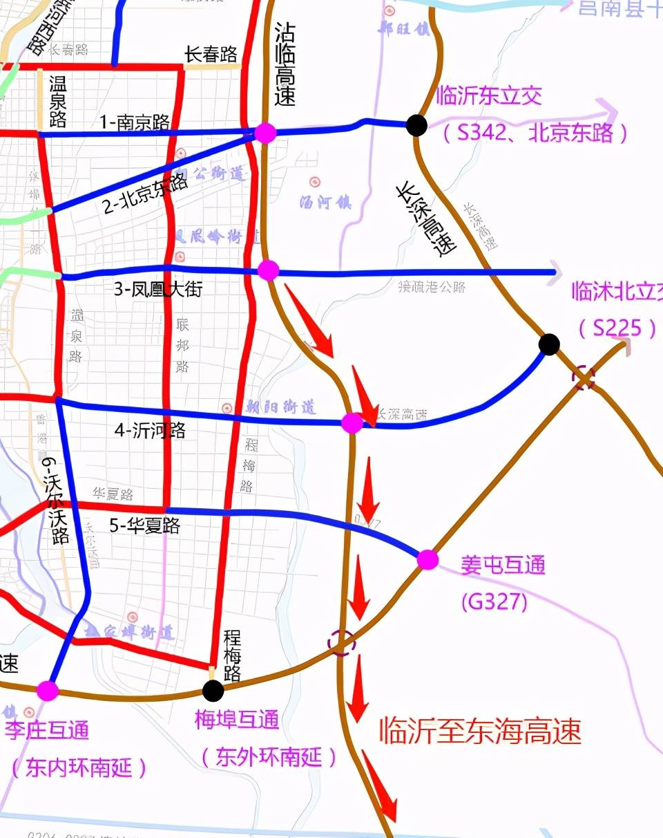 临沂新建高速公路规划图片