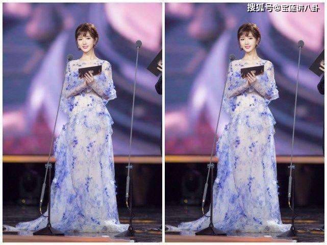 整体|同样是蓝色礼服, 赵丽颖排最后, 杨幂最公主, 你同意吗