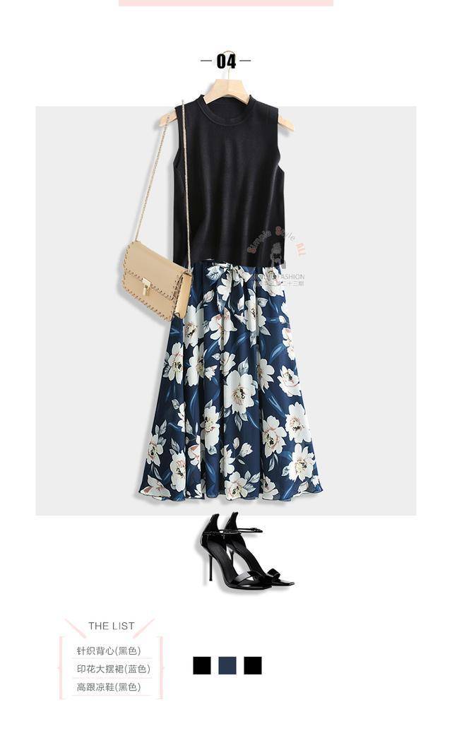 黑色|10套夏日裙子搭配，多种不同风格，看看哪款适合你