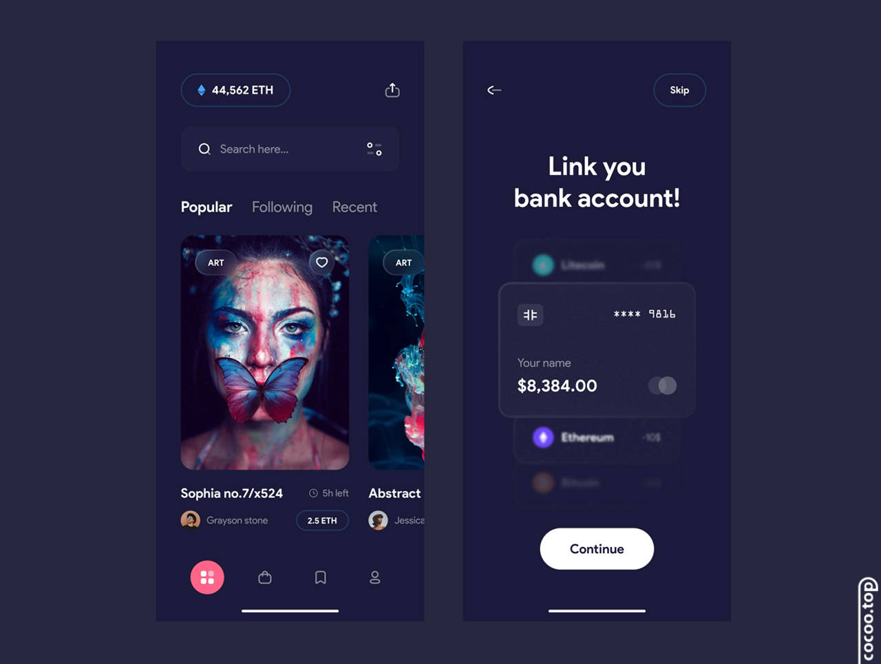 国外app界面设计欣赏风格变换