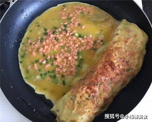葱花|早餐偷个懒，鸡蛋锅里一卷，柔软细嫩，8分钟搞定，不用早起！