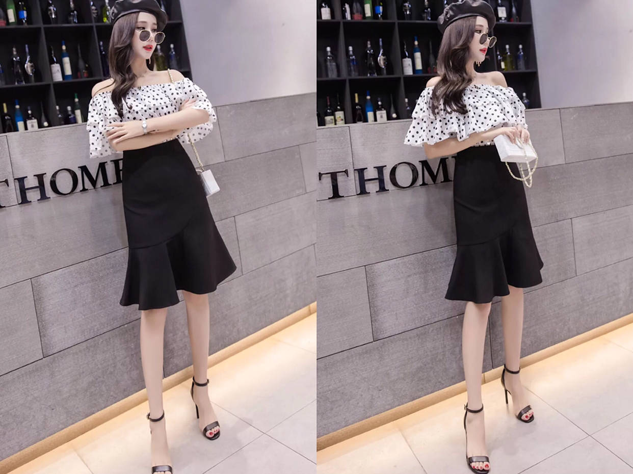 色调|今年这4条“人鱼裙”太火了,搭配对的上衣,让你美得不像样!