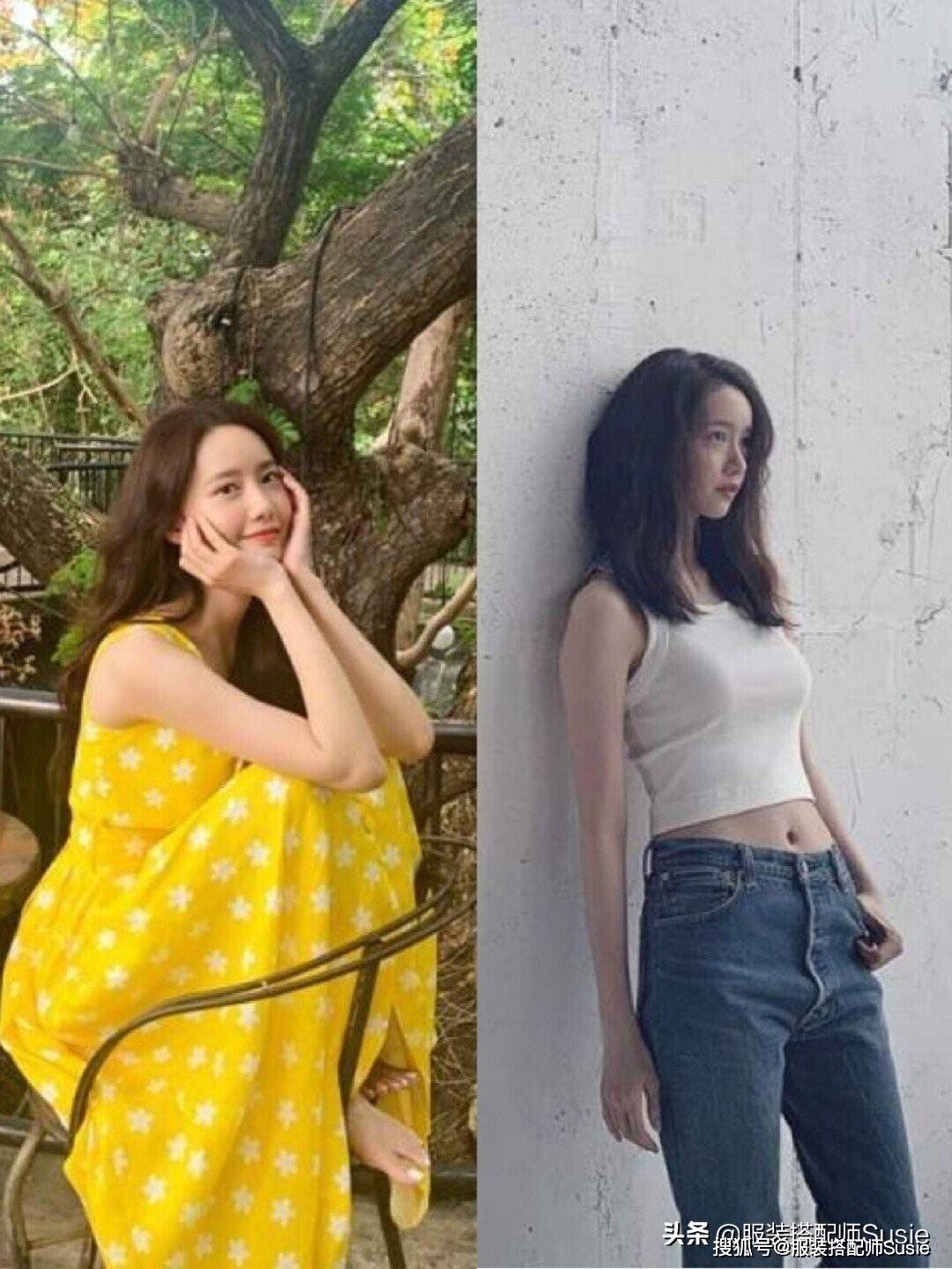 黑色|林允儿年龄真难猜，休闲单品配初恋脸，身材完美少女感十足