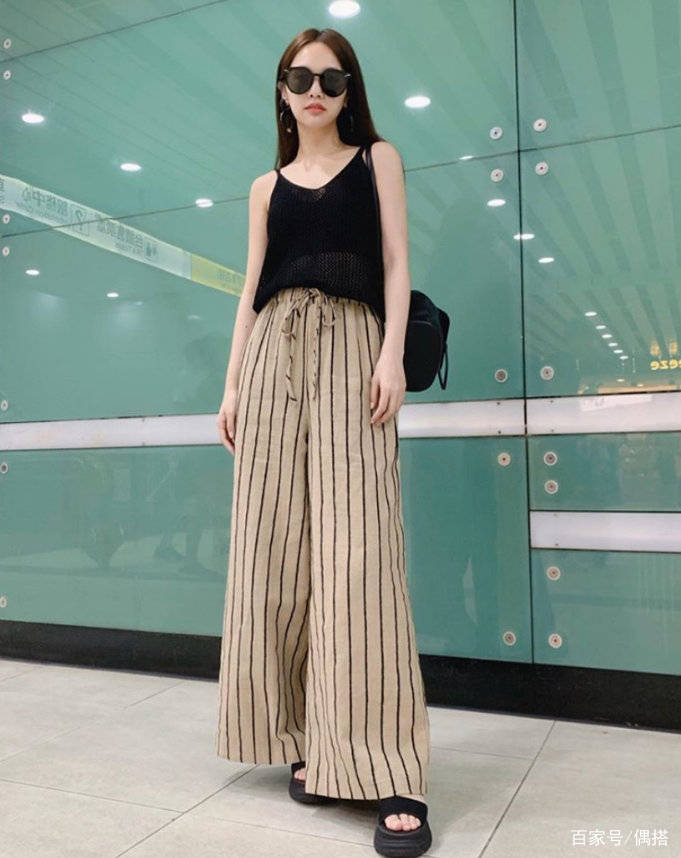 杨丞琳|杨丞琳太会穿！吊带衫搭阔腿裤，35岁美回25岁，难怪岁月眷顾她