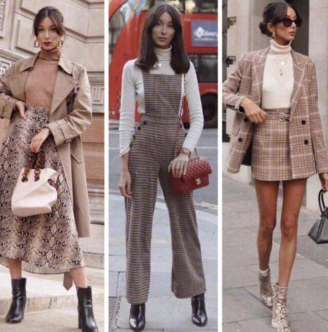 纵观那些喜欢英伦风穿搭的博主们,几乎都是非常喜欢格纹元素的服装.