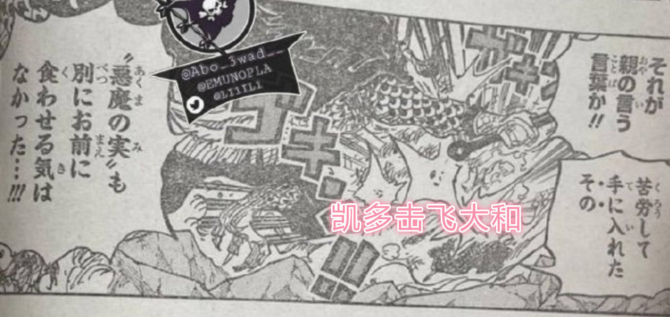蜘蛛|海贼王1019话，大和的恶魔果实曝光，或许能超越凯多的青龙果实