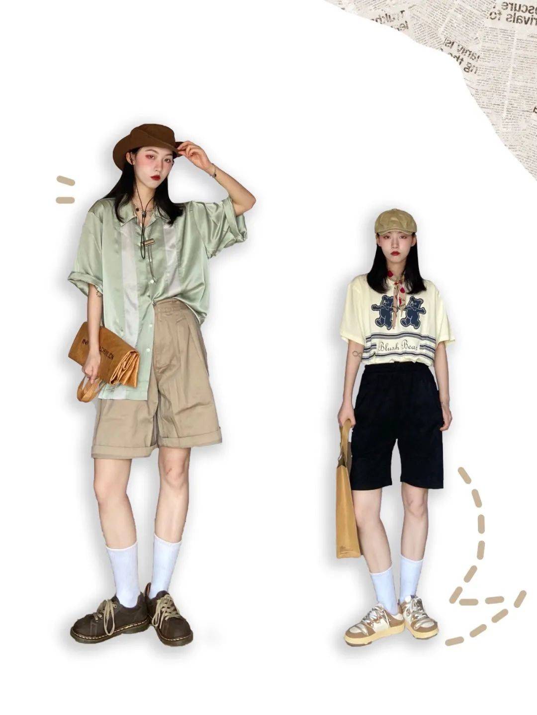 束进|OOTD无性别穿搭1女生工装复古少年感搭配
