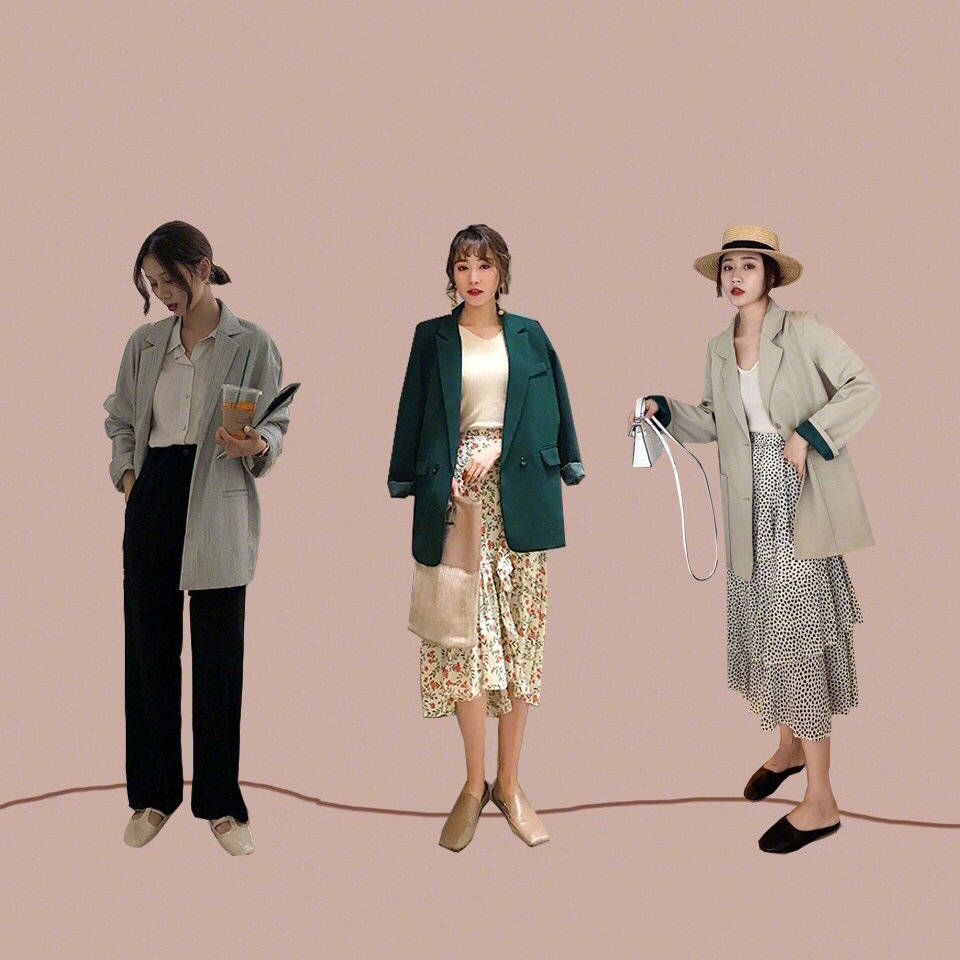 职场|想要轻熟风穿搭技巧的小仙女看过来，27套西装打造的轻熟LOOK送你