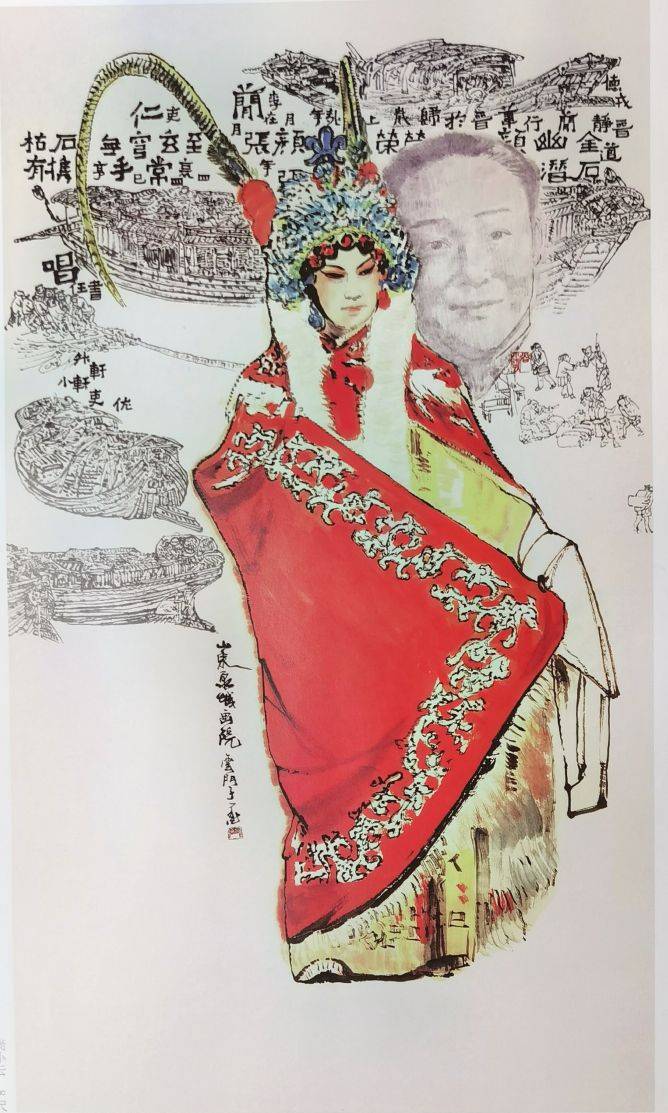 山东泉城画院院长云门子先生书画欣赏:戏曲人物