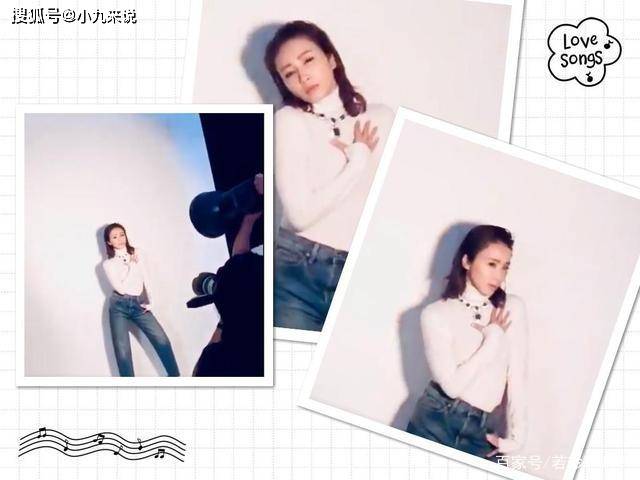 呢子|黎姿都是三个女儿的妈了，淡妆出镜还是这么美，两个小酒窝太显嫩