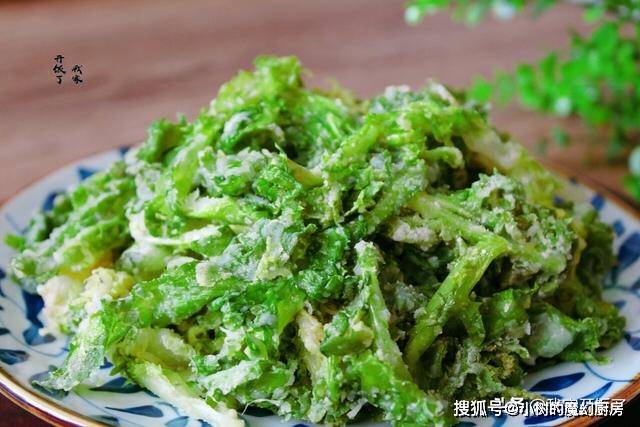 原创苦菊发苦不好吃教你新吃法上笼一蒸出锅比肉香盘盘吃精光