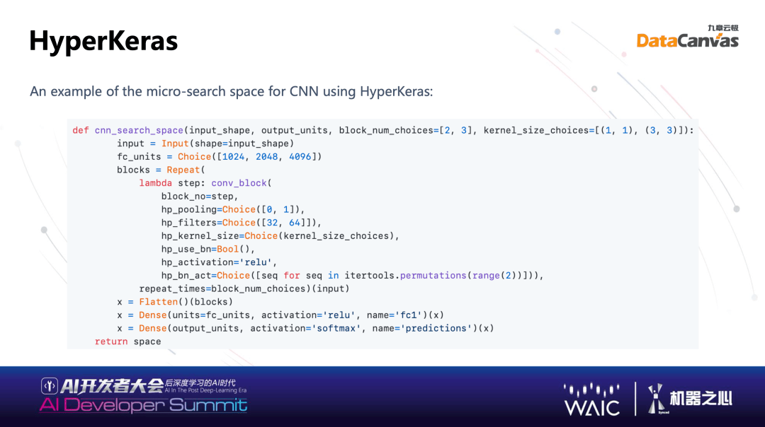 模型|WAIC 2021|九章云极DataCanvas方磊：Hypernets——自动化机器学习的基础框架