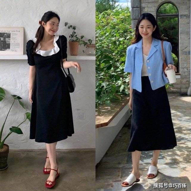 因为|夏天穿衣千万别放过“少女感”，跟着韩国博主学，轻易不会踩雷