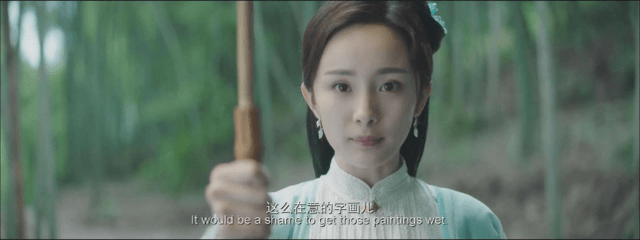 样子|女星古装撑伞造型绝了！赵丽颖风格百变、杨紫清冷，热巴让人心疼！