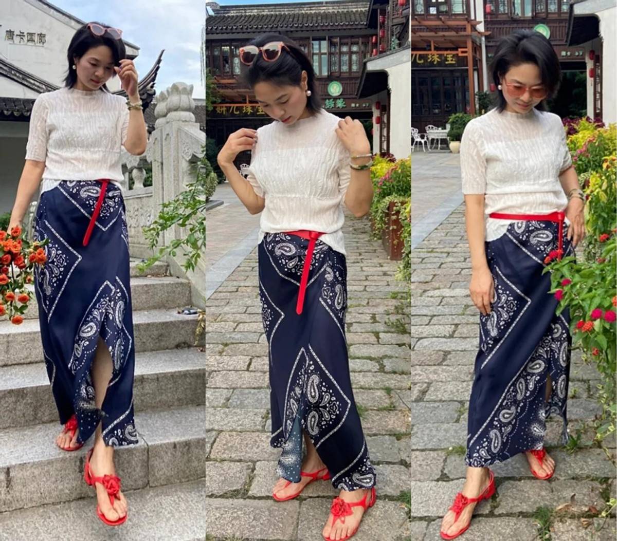上衣|“上衣塞下摆”大妈感十足?50岁女人试试这几招,点明腰线又优雅