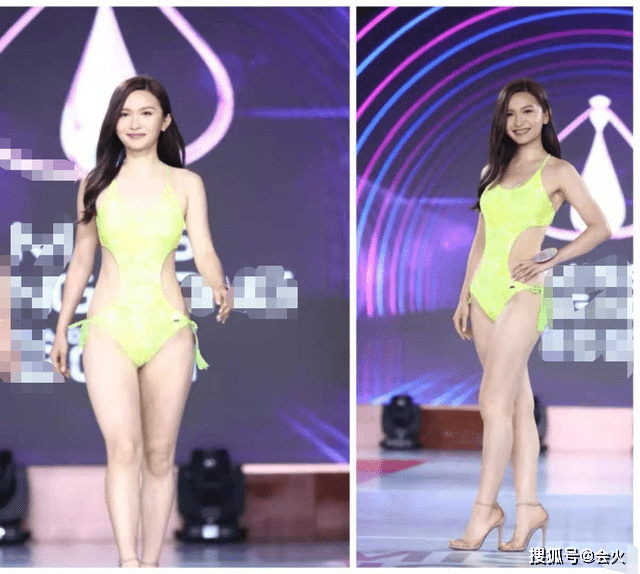 女儿|关礼杰女儿参加港姐比赛！穿泳装露出纹身印子，双腿较粗个头矮小