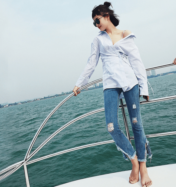 显高|八款拉风的牛仔裤，穿了显高显瘦，很减龄让你充满青春活力