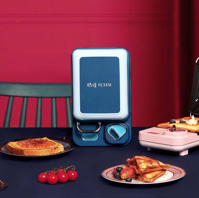 时间|如何轻松做出优质早餐?浩诗HULLSI三明治机煎烤全能hold住快手美食