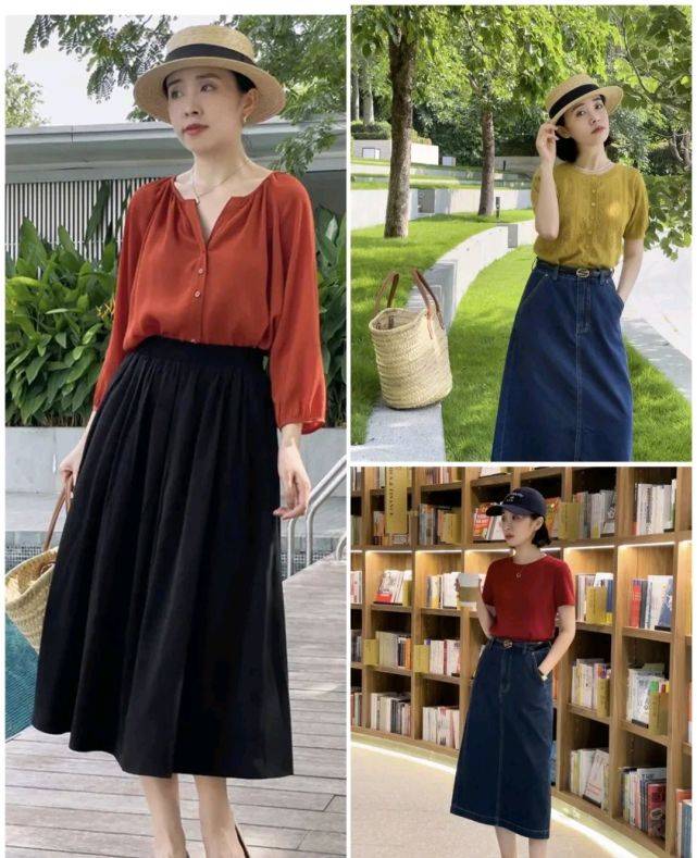 服装|40岁的女人穿什么才合适？可以选择简约的连衣裙，温柔又有气质