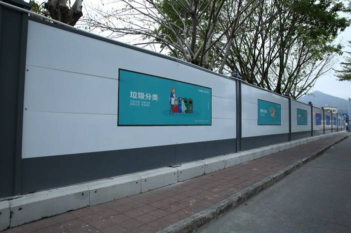 深圳旭东钢构工程围挡厂家深耕于东莞惠州工程项目