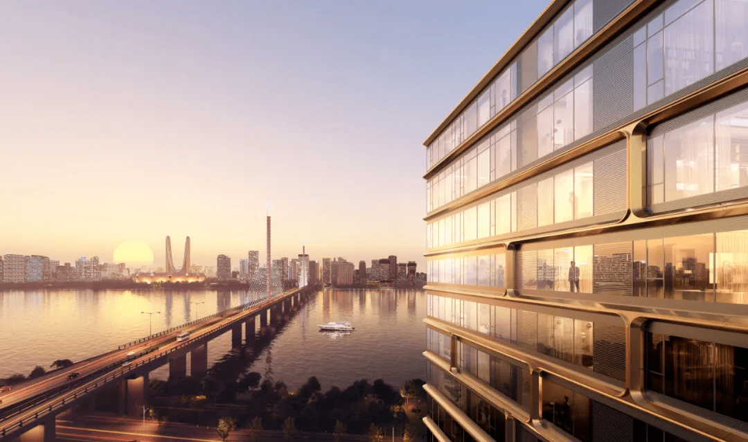 原创line work | 杭州钱潮湾,一线江景新地标