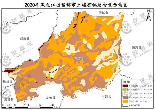 富錦市因其獨特的區位特點,土壤豐腴,有機質含量高,土壤土質透氣性強