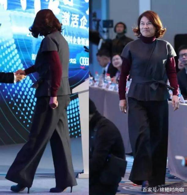 卫衣|过了50岁的女人,再懒也少穿卫衣+牛仔裤!瞧董明珠搭配,真贵气