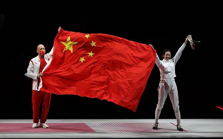 东京奥运会中国国旗图片