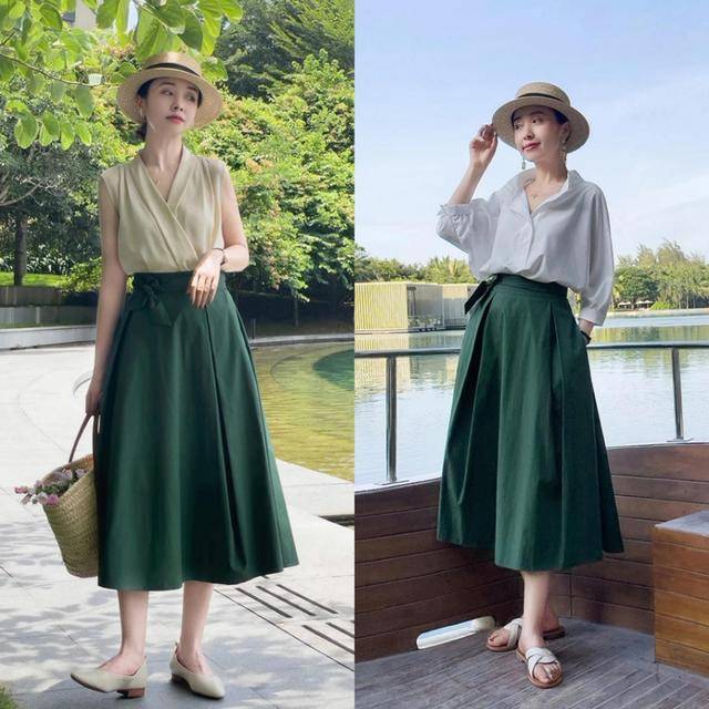 颜色|时髦女人从不乱穿衣，夏天多试试这些温柔优雅的基础款，美得高调
