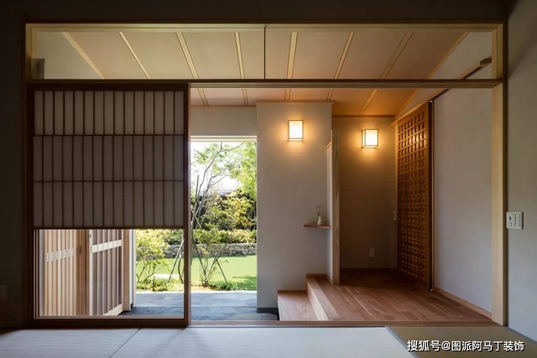 三套日式庭院住宅案例 清宁素雅 温馨舒适 粉紫色