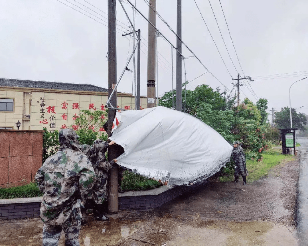台风"烟花"来袭,上浦镇防台防汛,有速度有力度有温度