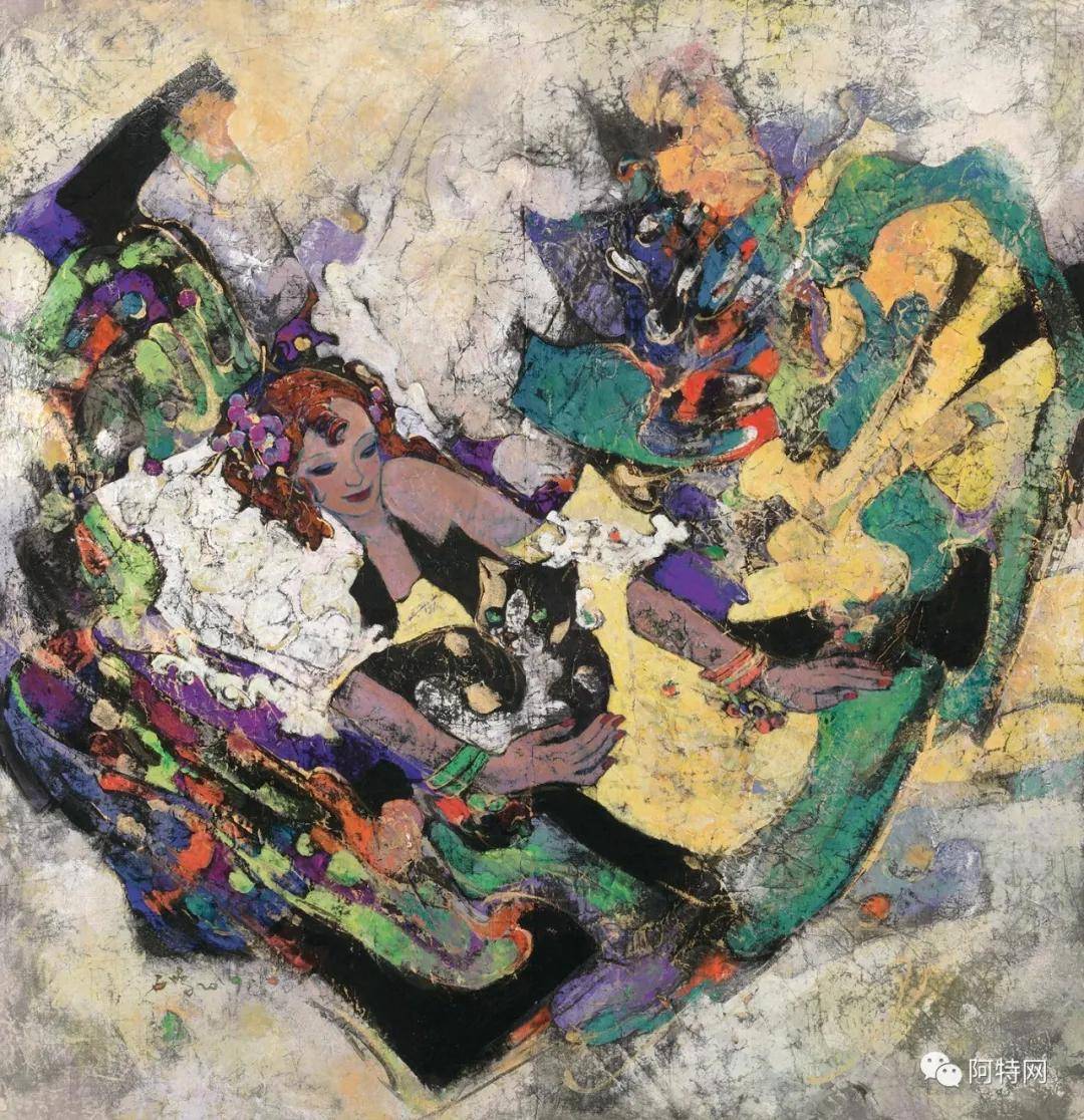 石鸣中国她艺术代表性艺术家