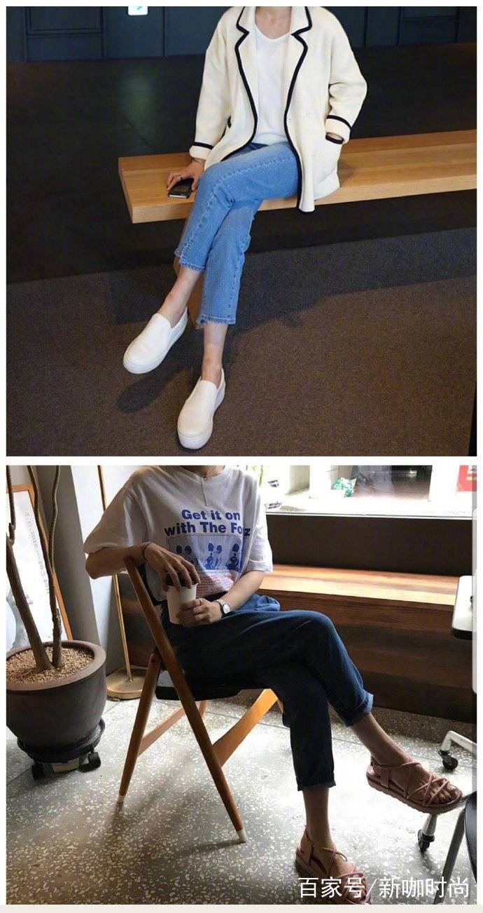 回温|牛仔裤穿对了显瘦显腿长，18套夏夏极简搭配，照着穿就对了