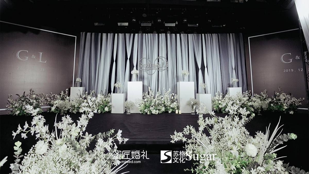 香堤花藝，chanti flower W酒店白紫色婚禮佈置- chanti flower, image size:1200x675