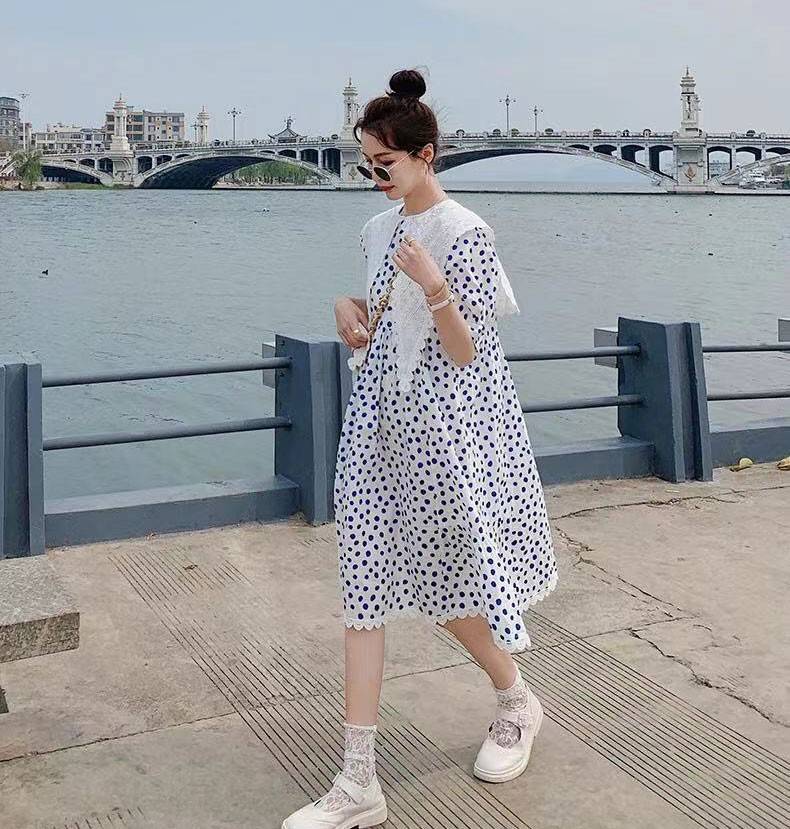 个性|波点裙的烂漫，让你夏日如花，柔情之中带着一份天真可爱