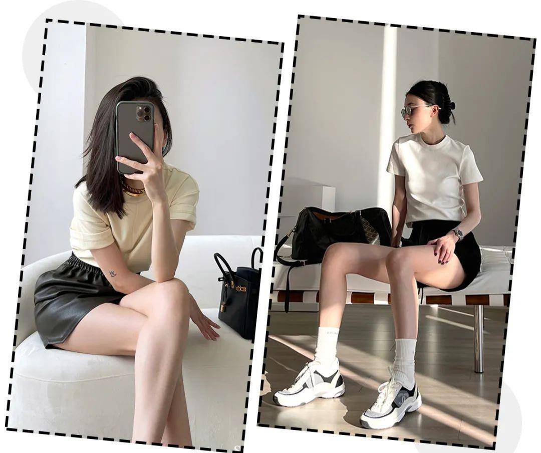 奶油色|T恤这么穿又土又显胖！第二种你一定有，赶紧扔掉！