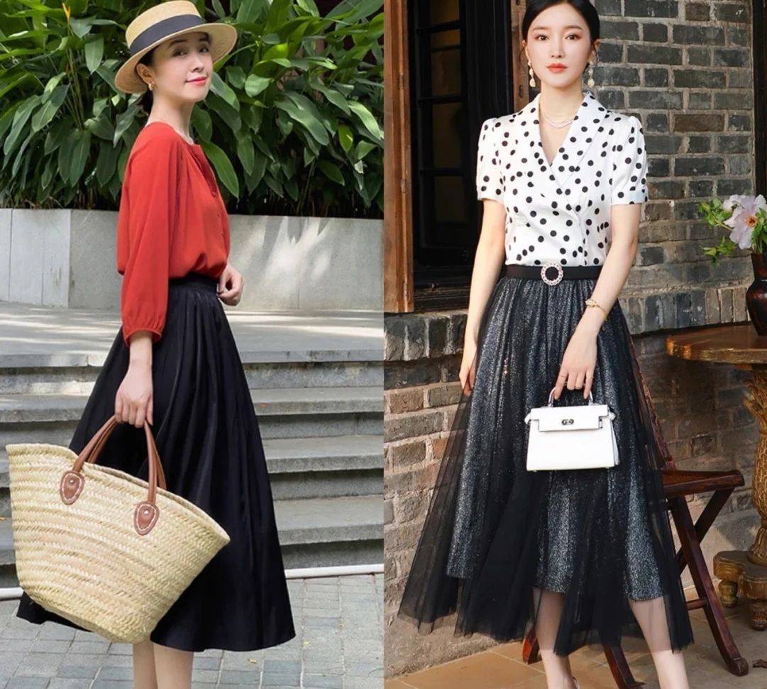 显得|半身裙怎么穿才好看？2021年流行这样穿，时尚又百变