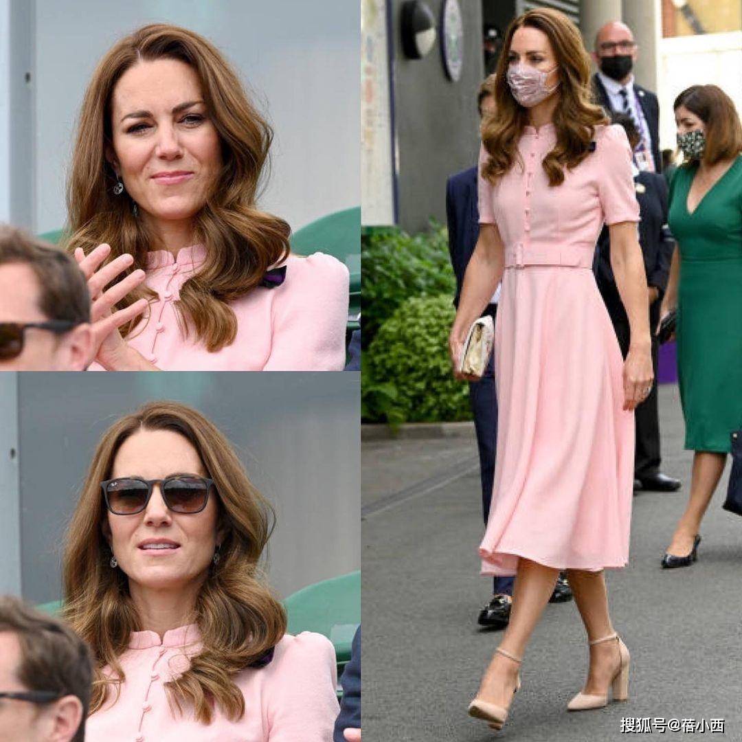 设计|凯特王妃气质、地位摆在那，穿粉色连衣裙亮相，高级优雅让人羡慕