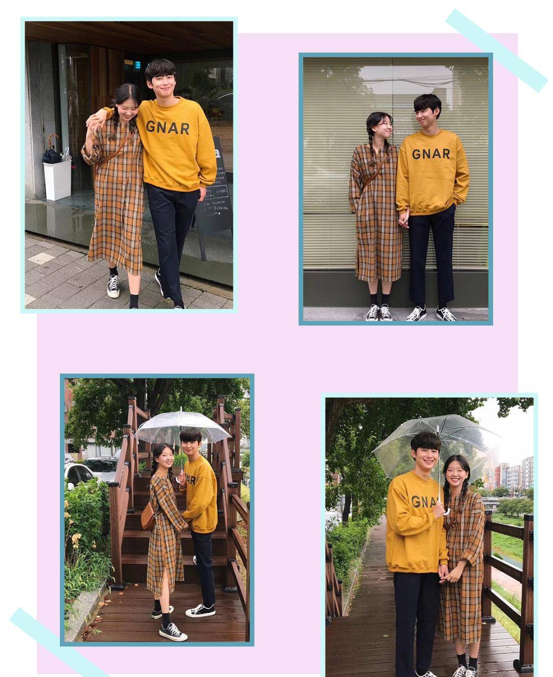 颜色|情侣装千万别这么穿!甜甜甜疯了,看完就想谈恋爱!