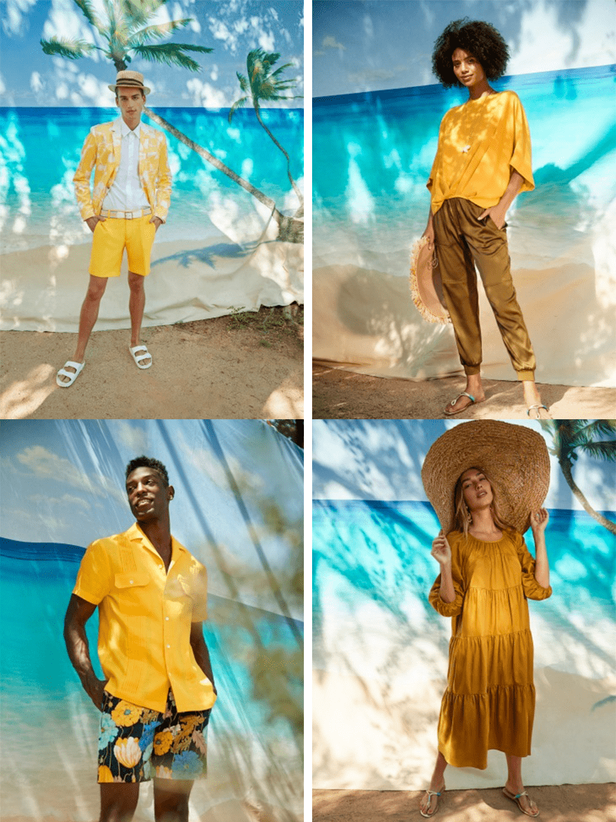 颜色|Trina Turk 2021春夏,这休闲中更有度假风情,热情中更有简约