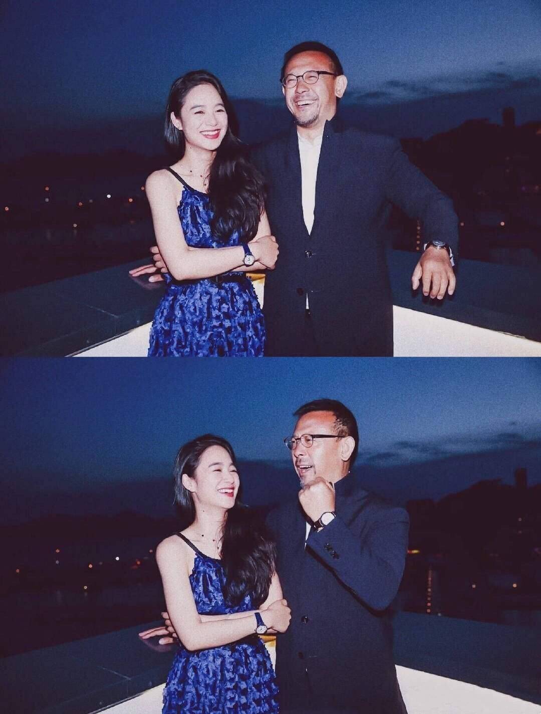 设计|周韵素颜出门被怼脸拍，跟精修图比差距大，穿一身黑气质依旧高级