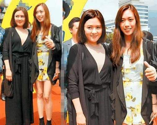 李丽珍|李丽珍女儿近照，穿吊带性感身材不输妈妈，爸爸同款龅牙拉垮颜值