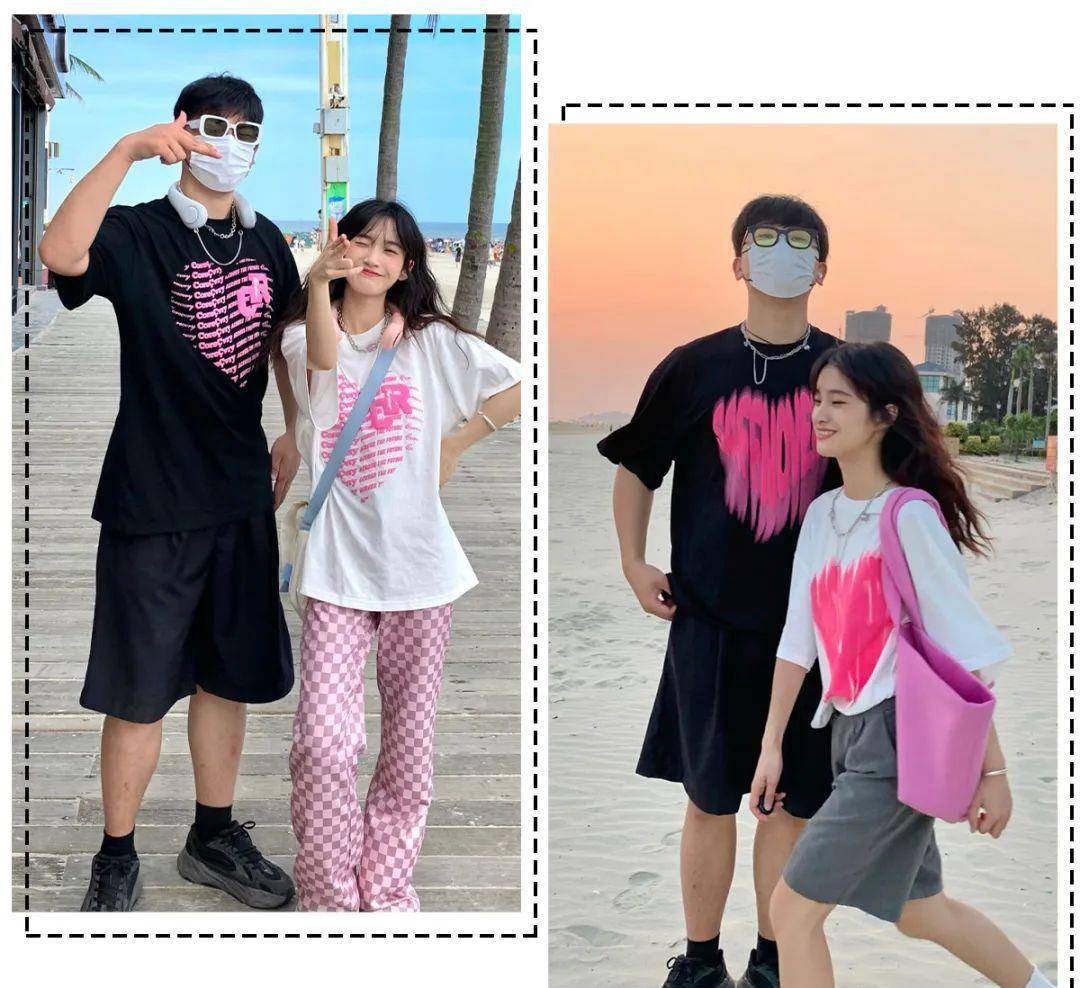 姐妹|15套甜到齁的情侣穿搭！百搭巨洋气，回头率200%！