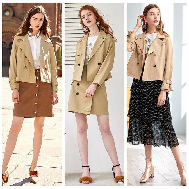 显得|18款卡其色风衣时尚穿搭